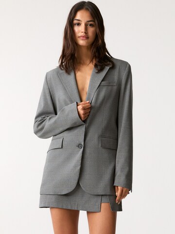 Blazer Pull&Bear en gris : devant