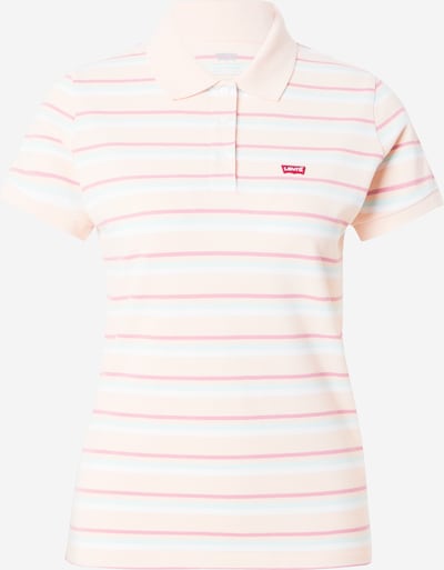LEVI'S ® Poloshirt in türkis / rosé / rot / weiß, Produktansicht