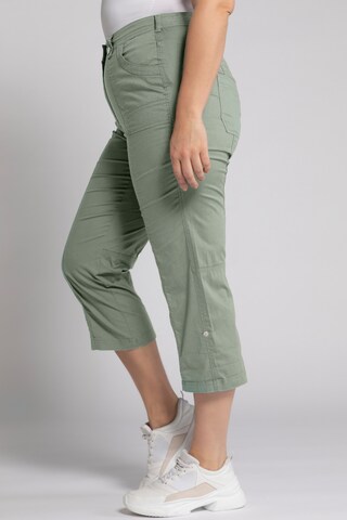 Ulla Popken Regular Pants in Green