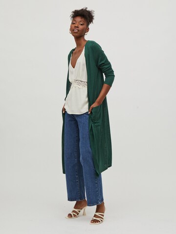 VILA Knit Cardigan 'Sumi' in Green