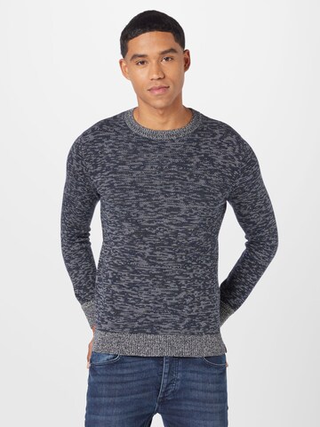 TOM TAILOR Sweater in Blue: front