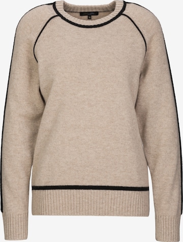 Dine'n'Dance Pullover 'Lou' in Beige: Vorderseite