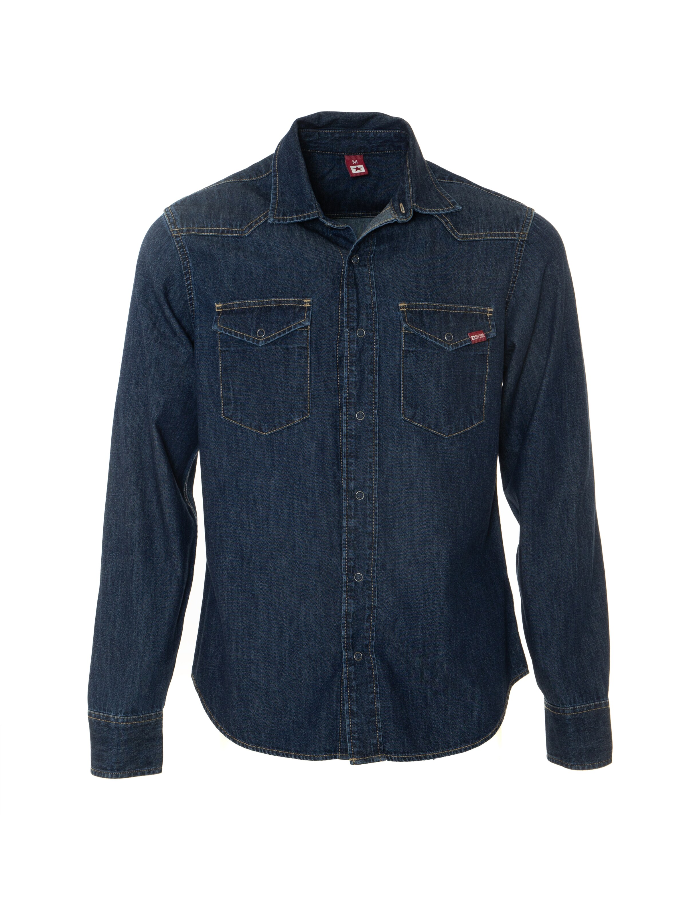 Regular fit Camicia 'CHUCK' di BIG STAR in blu: frontale