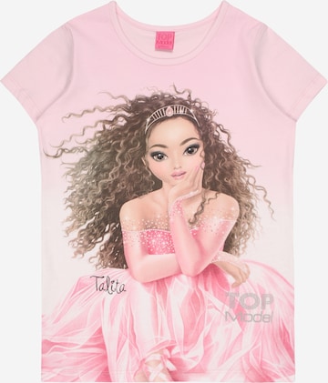 TOP MODEL T-Shirt in Pink: predná strana