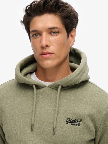 Superdry Sweatshirt 'ESSENTIAL' in Groen