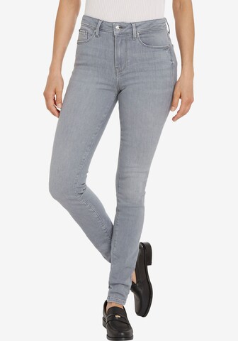 TOMMY HILFIGER Skinny Jeans 'Como' in Grijs: voorkant