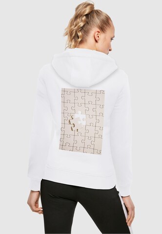 Merchcode Sweatshirt 'Missing Peace' in Wit: voorkant