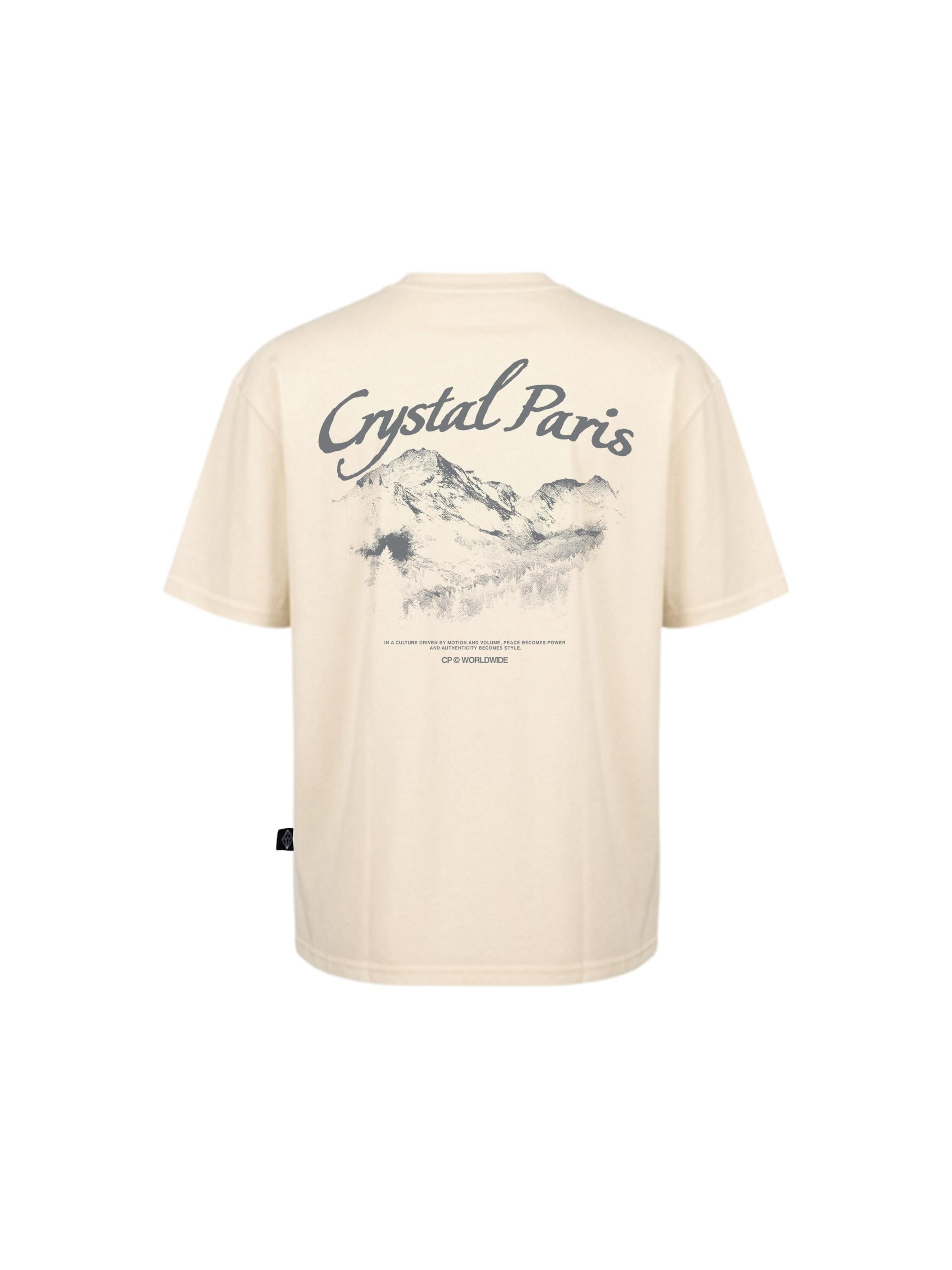 Crystal Paris Shirt 'Peace' in Wit