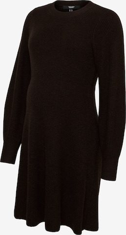 Vero Moda Maternity - Vestido de punto 'VMMAngalina' en marrón: frente