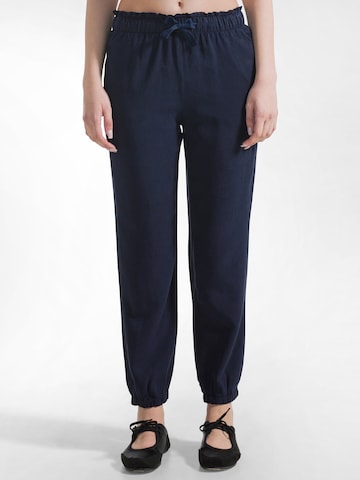 DEHA Tapered Sports trousers in Blue: front