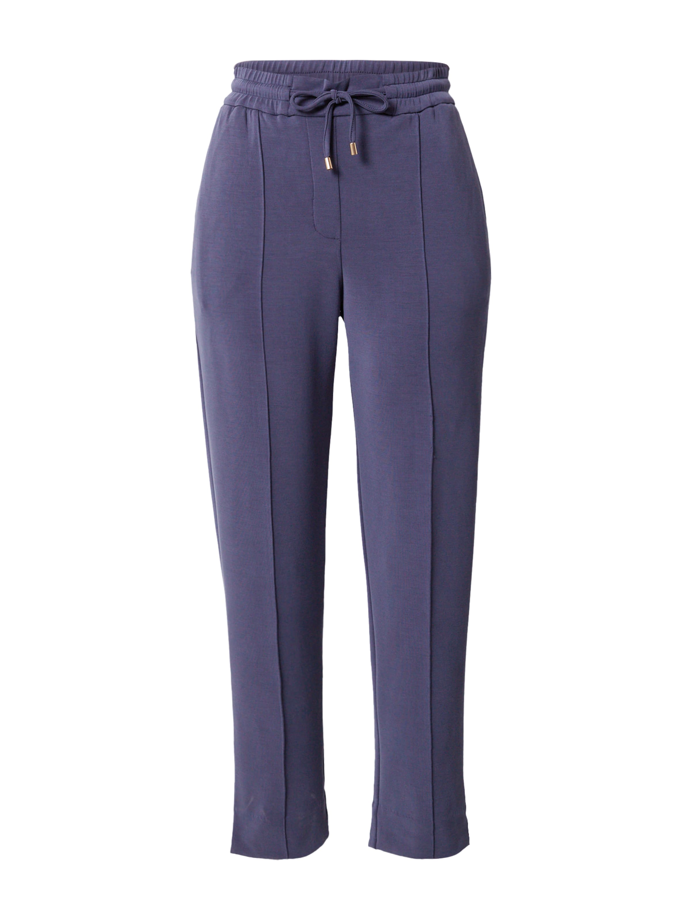 LA STRADA UNICA Regular Trousers in Blue: front