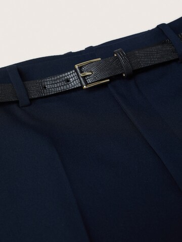 Regular Pantalon à plis 'Boreal' MANGO en bleu