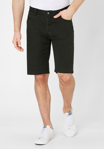 REDPOINT Slim fit Pants in Black: front