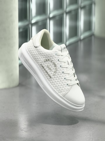 Sneaker low de la Karl Lagerfeld pe alb