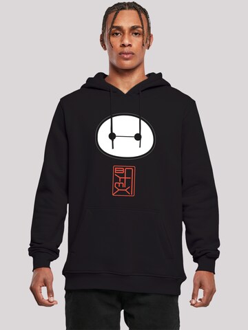 F4NT4STIC Sweatshirt 'Big Hero 6 Baymax' in Zwart: voorkant
