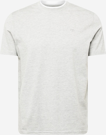 T-Shirt QS en gris : devant