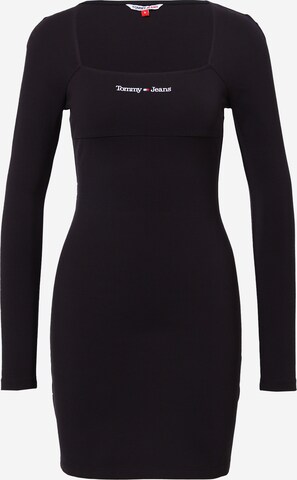 Tommy Jeans Dress 'Serif' in Black: front