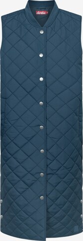 Derbe Vest 'Quiltby Vest' in Blue: front