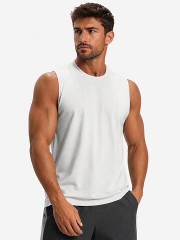 BIMONI Performance Shirt 'Fitness Ärmelloses Tank Top Shirt' in White: front