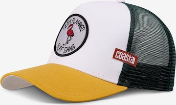 Cappello da baseball 'HFT Filthy Flamingo' di Coastal in bianco: frontale