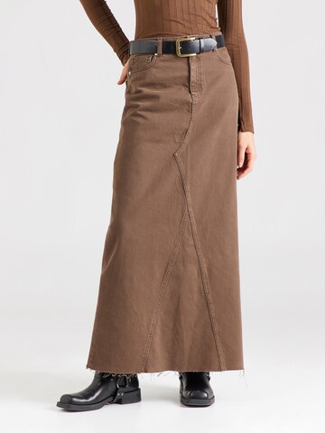 Envii Skirt 'Duck' in Brown: front