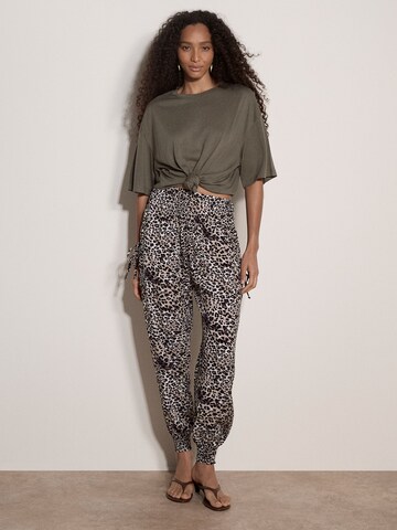 Apricot Loose fit Pants ' ' in Beige: front