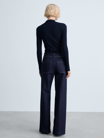 MANGO Loose fit Jeans 'JESSIE' in Blue