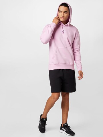 ADIDAS SPORTSWEAR Athletic Sweatshirt 'Essentials Feelvivid  Fleece Drop Shoulder' in Pink