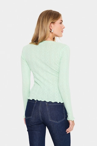 Cardigan 'Gru' SAINT TROPEZ en vert