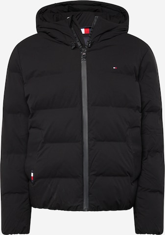 TOMMY HILFIGER Winter Jacket in Black: front