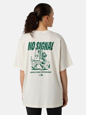 T-Shirt 'No Signal' THE NORTH FACE en blanc