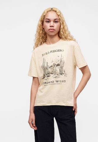 BILLABONG T-shirt 'HEADING WEST' i beige