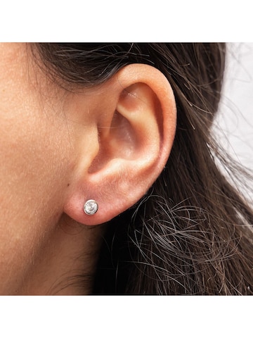 Boucles d'oreilles Zeeme en blanc