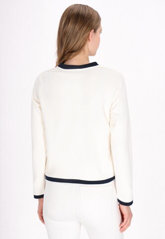 Cardigan DreiMaster Maritim en blanc