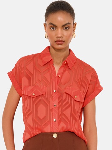 Lipsy Bluse in Rot: Vorderseite