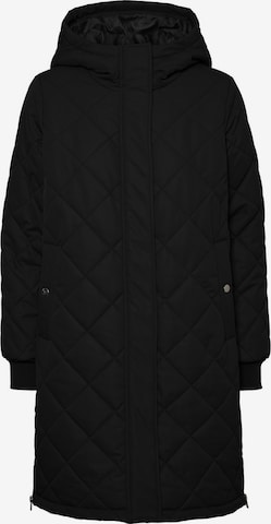 Vero Moda Curve Winterjas 'Louise' in Zwart: voorkant