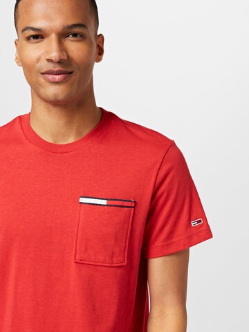 Tommy Jeans T-Shirt in Rot