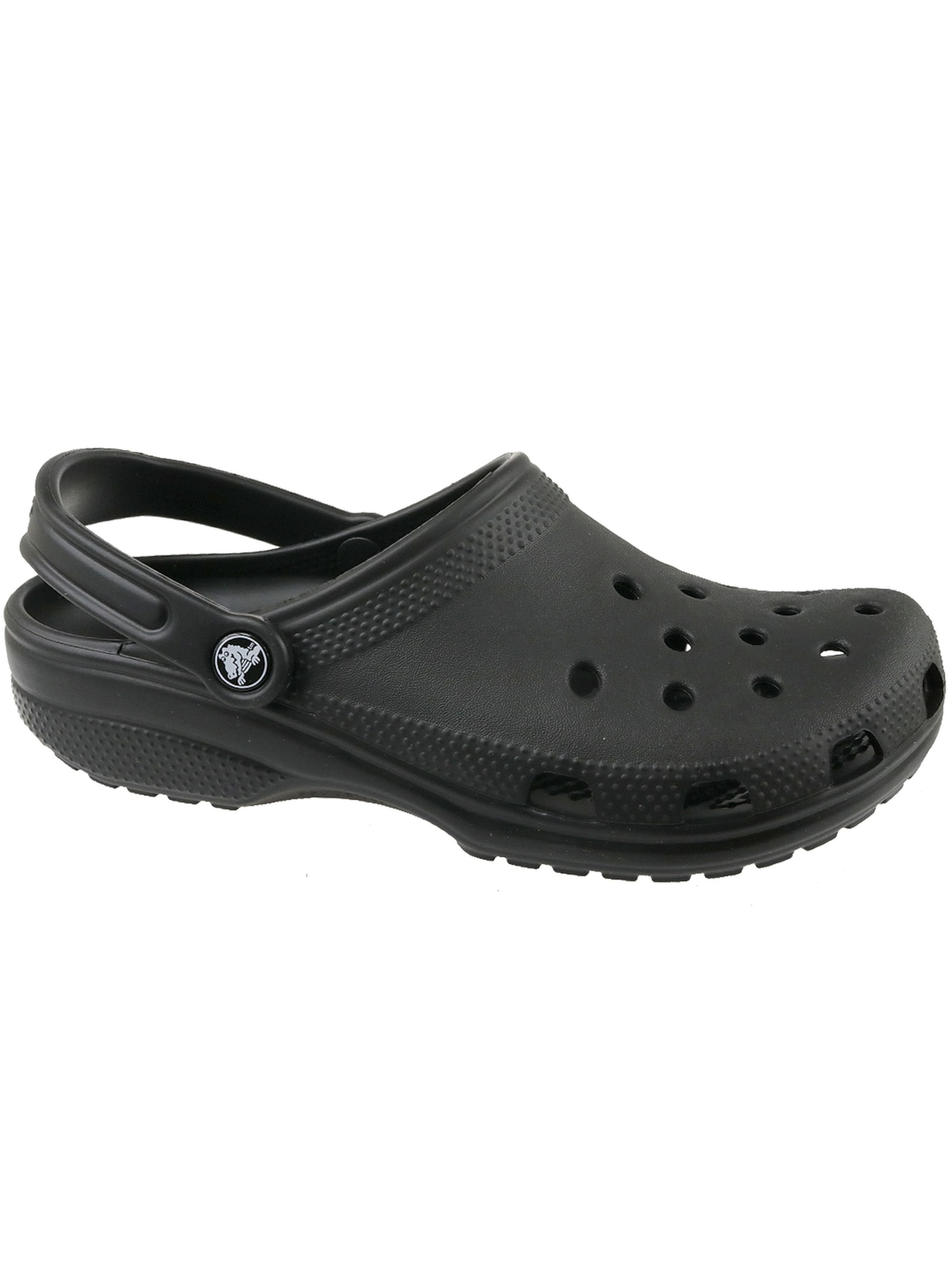 Crocs Clogs 'Classic' in Black: front