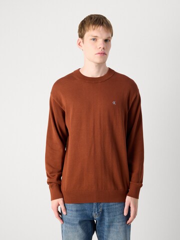 Pull-over Calvin Klein Jeans en rouge