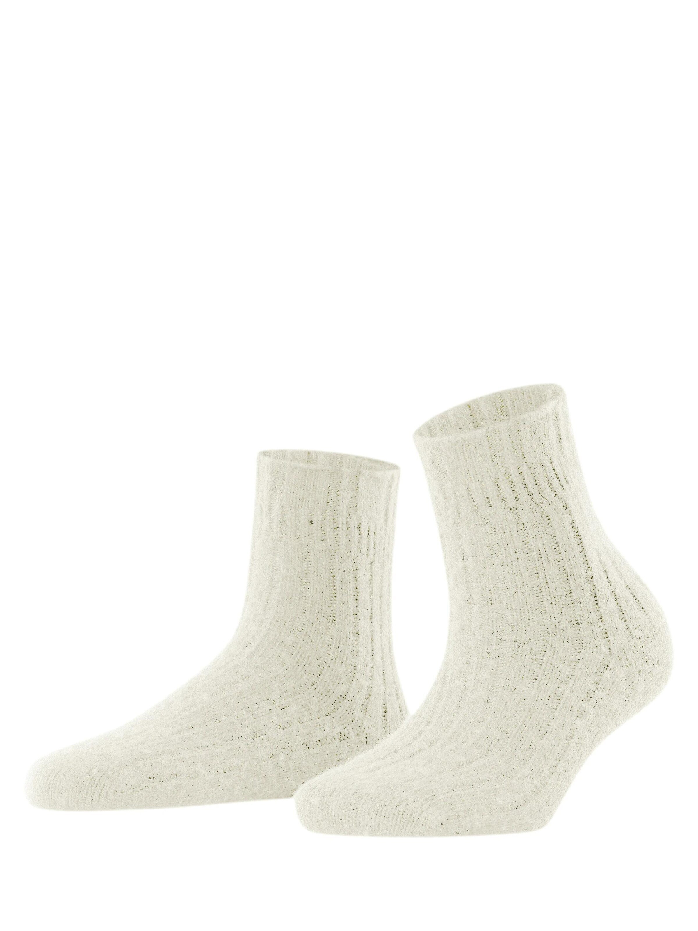 FALKE Socken 'Bedsock Rib'‌‌‌‌‌‌‌‌‌‌ in Weiß: Vorderseite