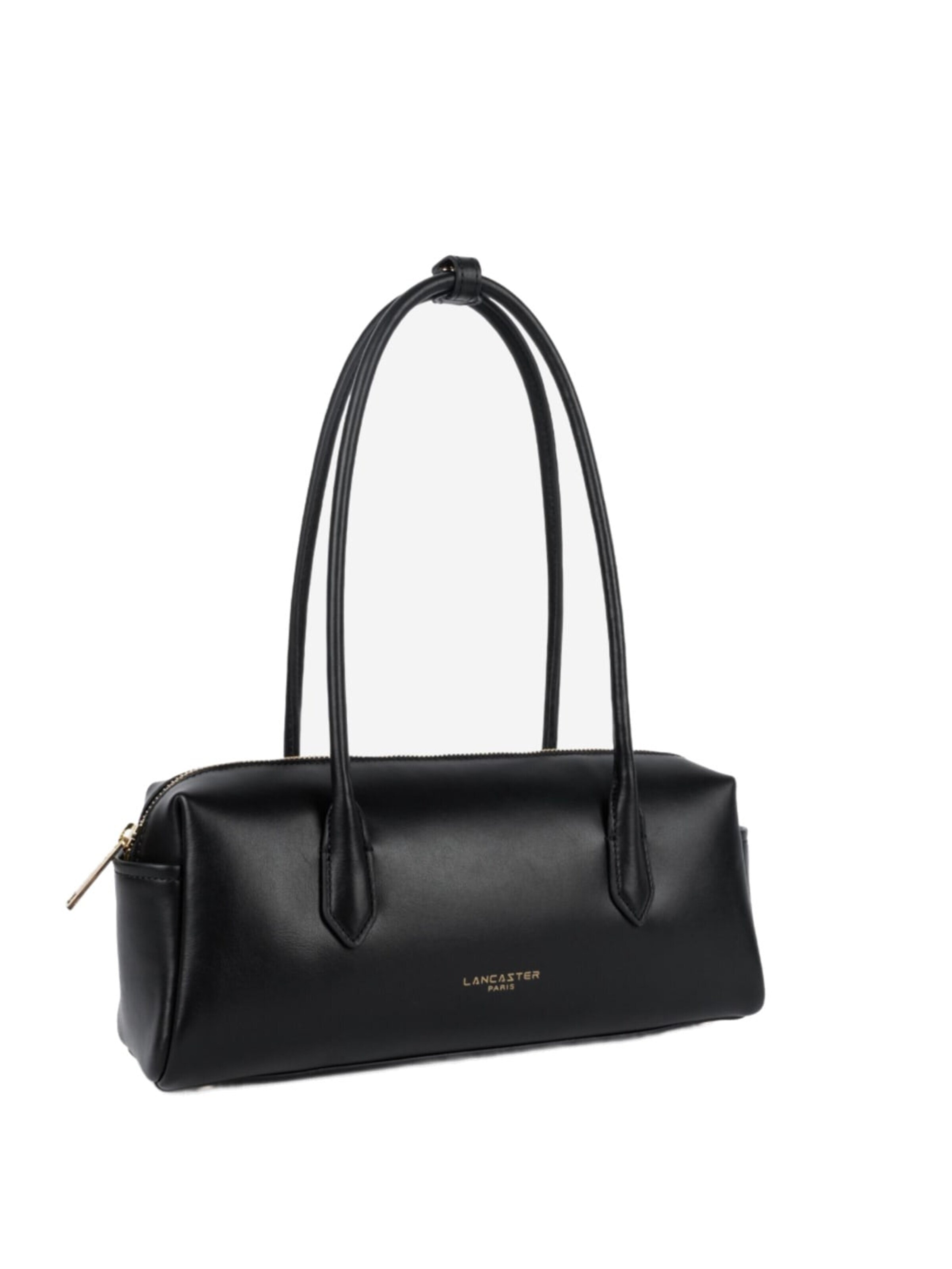 LANCASTER Paris Ročna torbica 'Lancaster Sac trotteur Zippé Donna Cube Noir' | črna barva