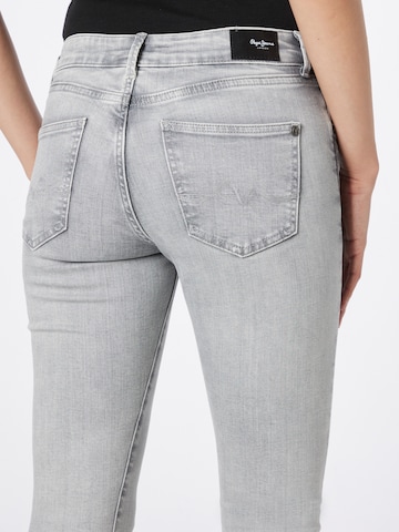 Pepe Jeans - Skinny Calças de ganga 'Pixie' em cinzento