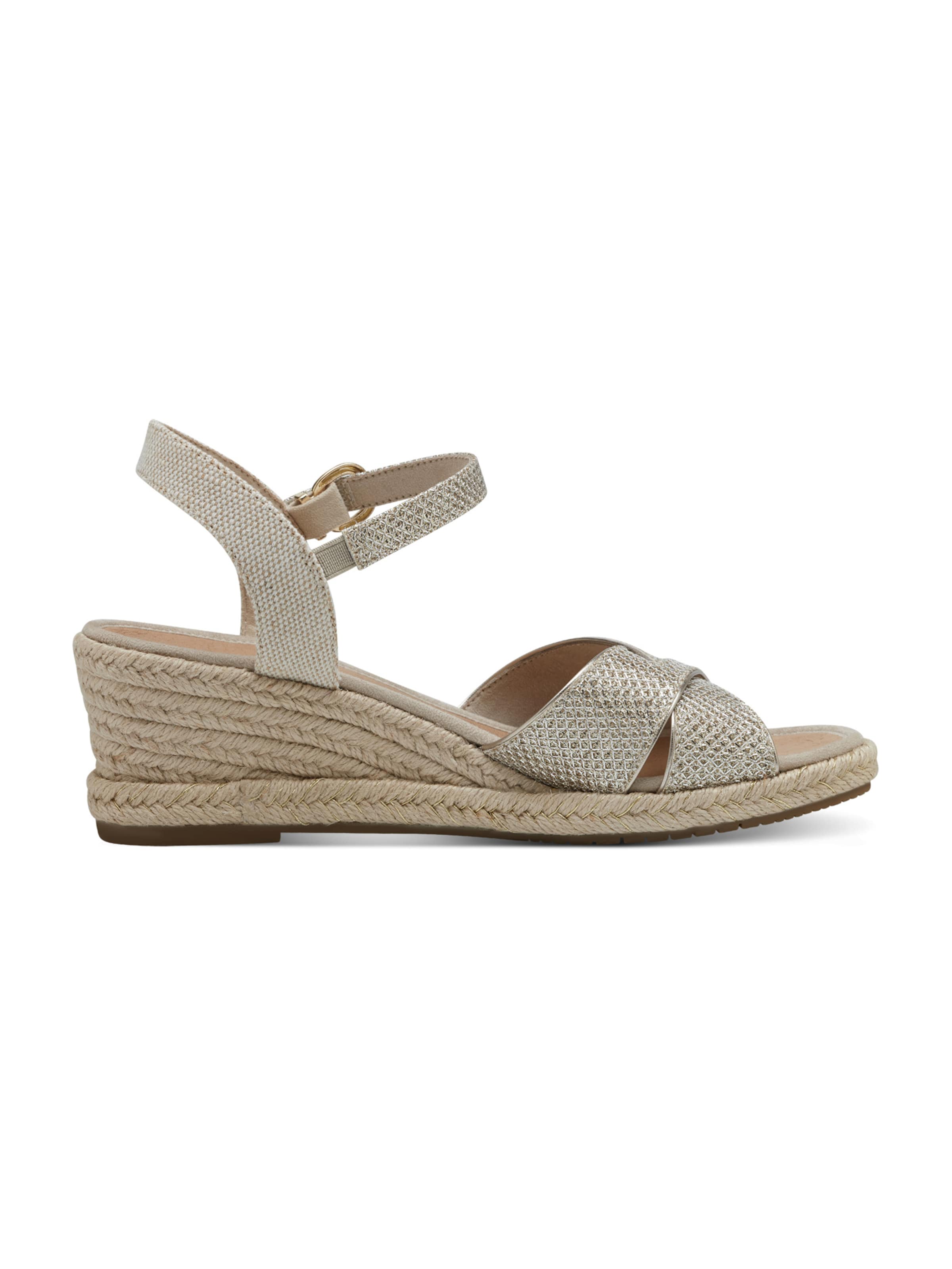 Sandalo con cinturino di Tamaris in oro