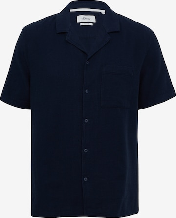 s.Oliver Hemd in Blau: Vorderseite