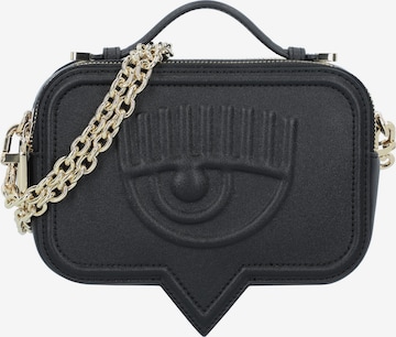 Borsa a tracolla 'Eyelike ' di Chiara Ferragni in nero: frontale