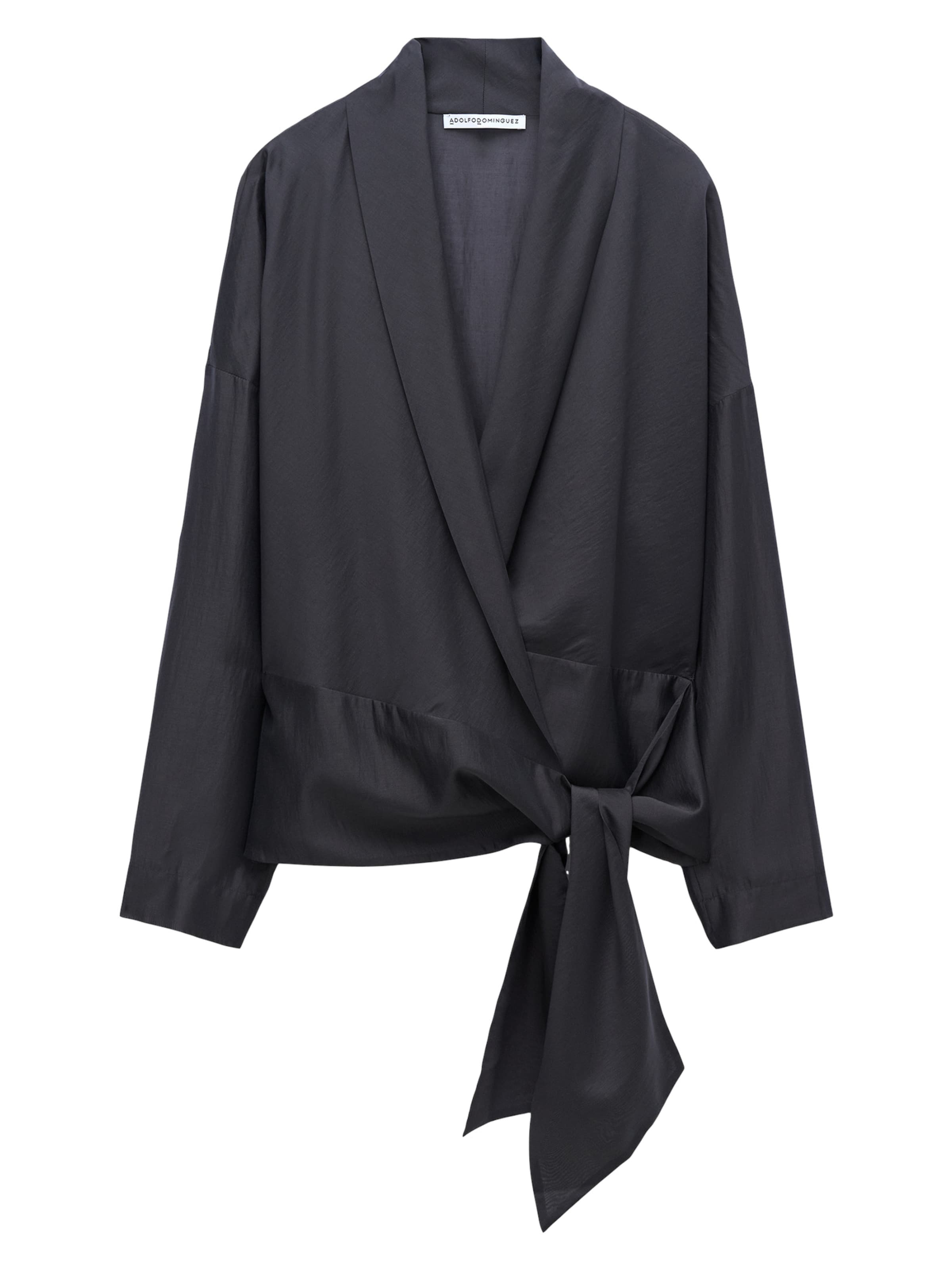 Adolfo Dominguez Blouse in Grijs: voorkant