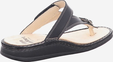 Finn Comfort Teenslipper in Zwart