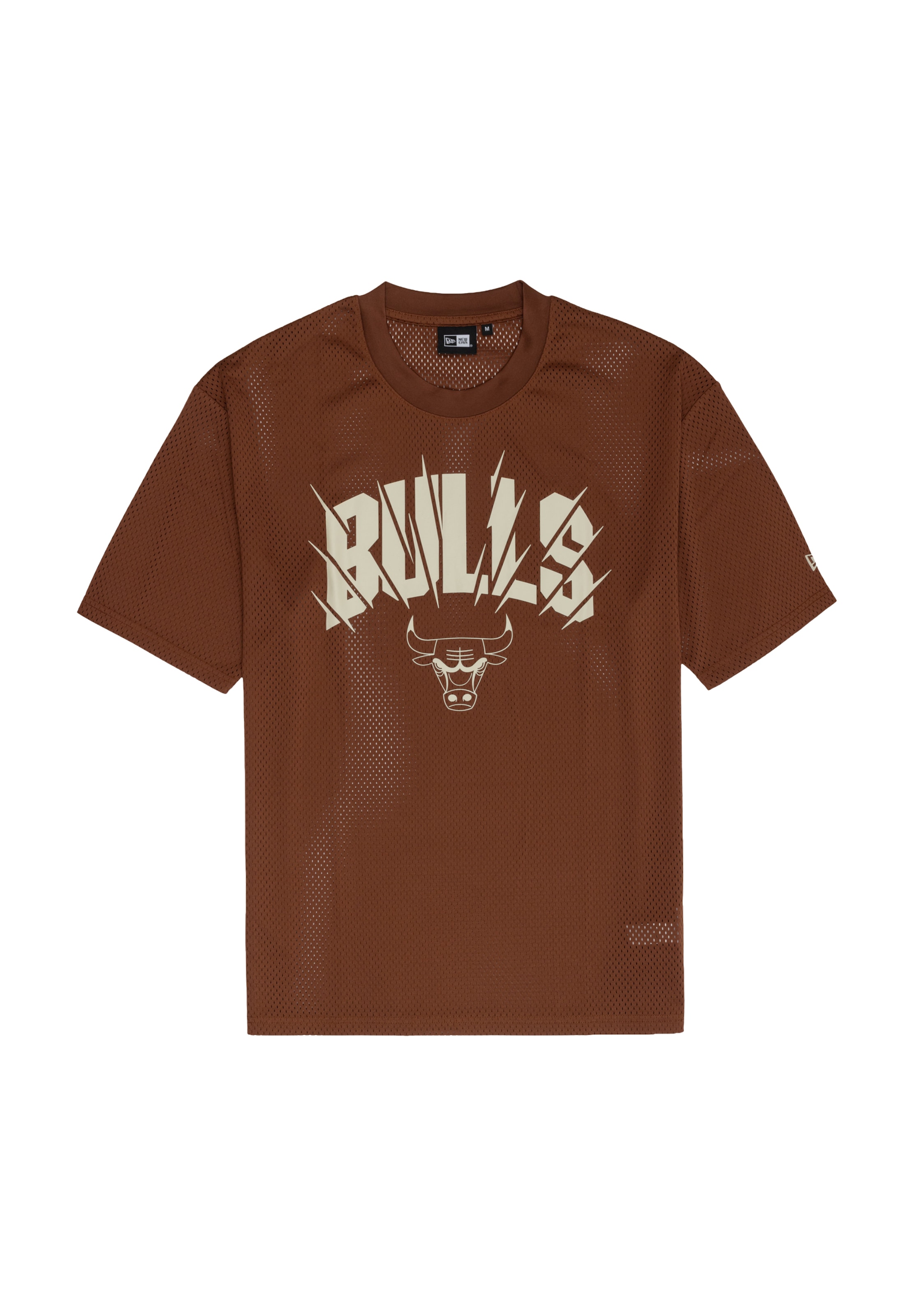 NEW ERA Футболка 'NBA CHIBUL' в размере XS в Кремовый / Коричневый, Обзор товара