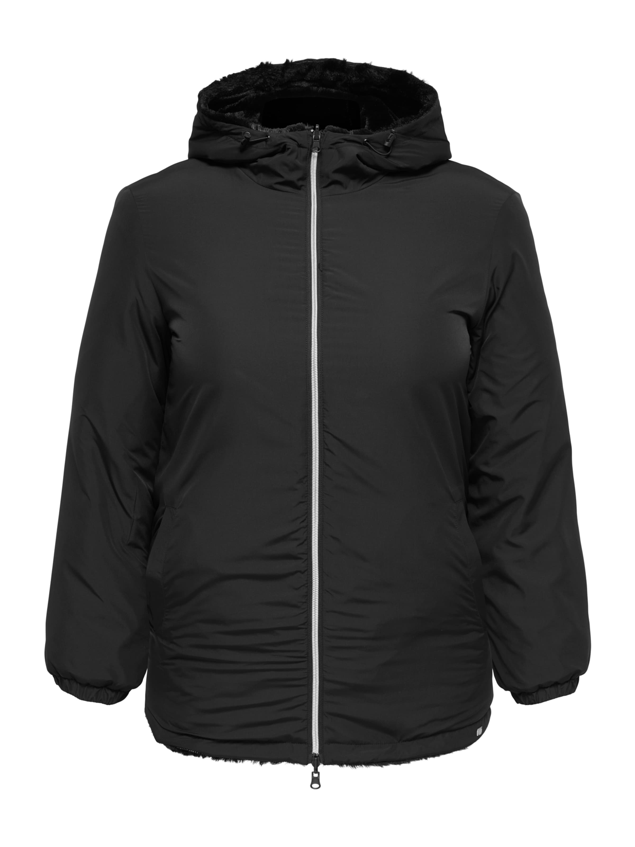 ONLY Carmakoma Between-Season Jacket &#x27;CARCandy&#x27; in Black: front