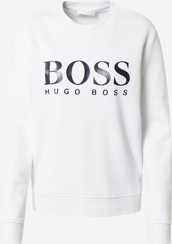 BOSS Casual Sweatshirt 'C_Elaboss4' in White: front